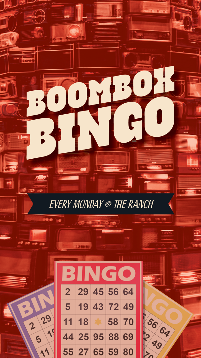 Boombox Bingo Mondays