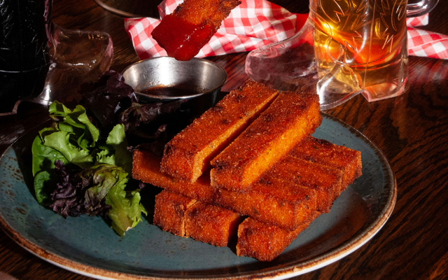 Garlic Herb & Parmesan Polenta Fries.