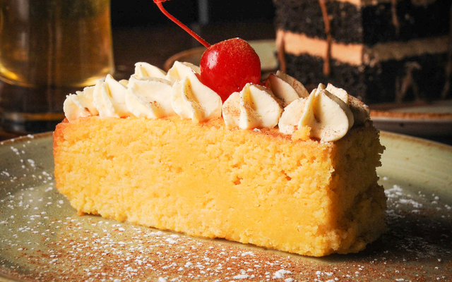 Almond-Polenta Tres Leches.